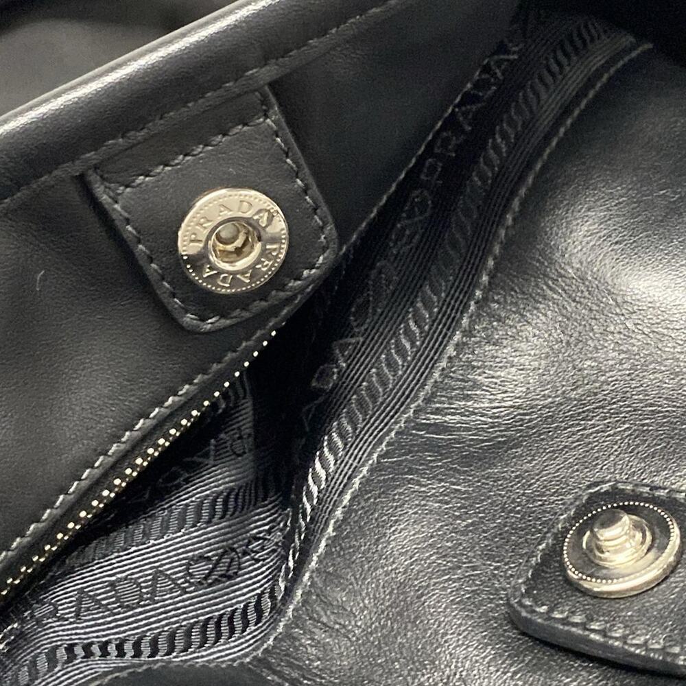 Prada Tote Bag Nylon Leather - Picture 12 of 15